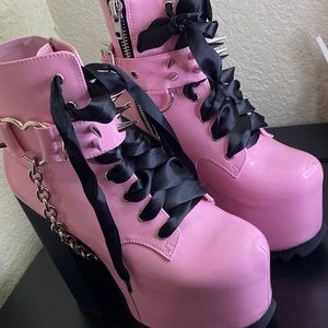 Dollskill Widow Platform Boots
